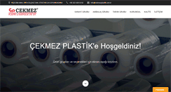 Desktop Screenshot of cekmezplastik.com
