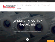 Tablet Screenshot of cekmezplastik.com